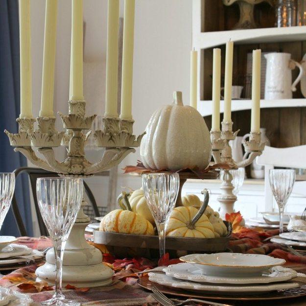 Stunning Thanksgiving Centerpiece, worth recreating for the season and a piece that looks far pricier than it is