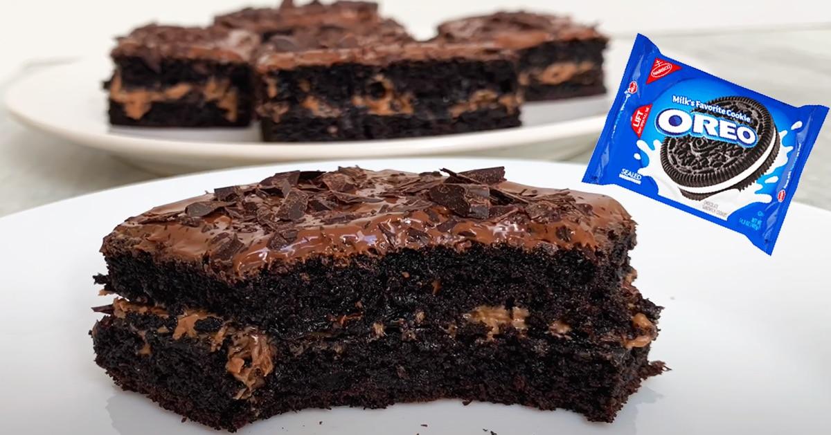 3-Ingredient Oreo Cake Recipe
