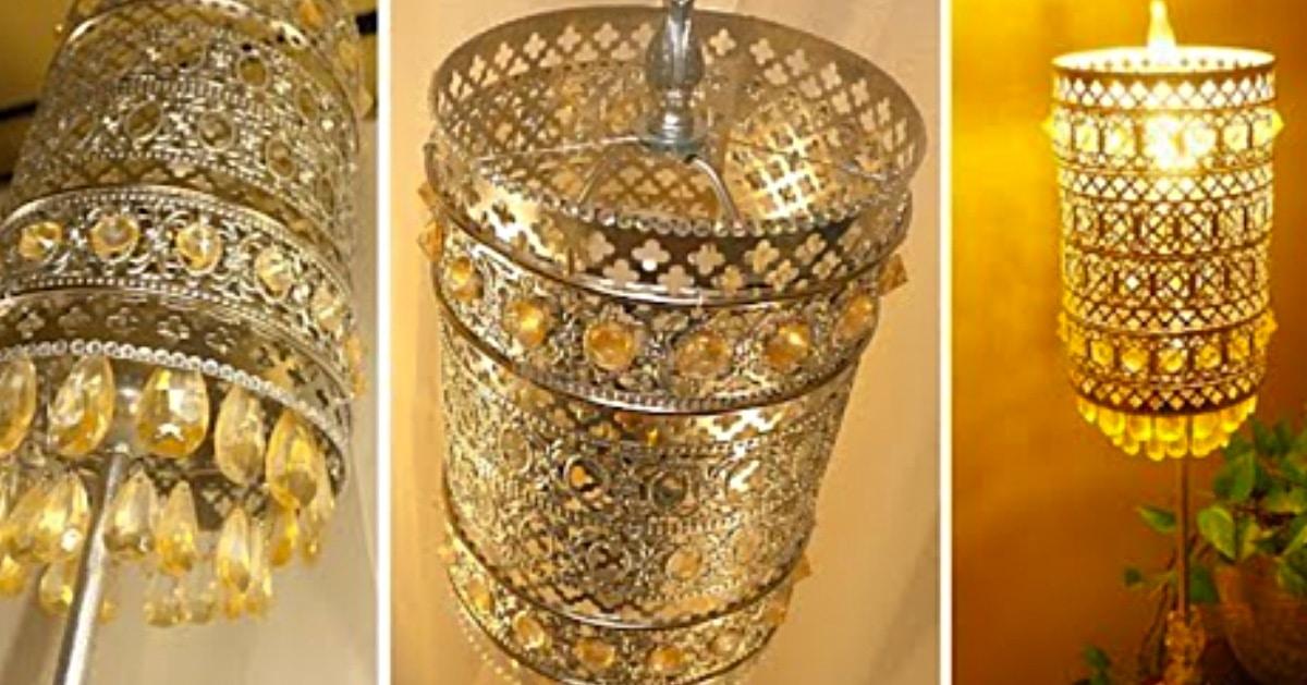 DIY Pier One Copycat Boho Table Lamp