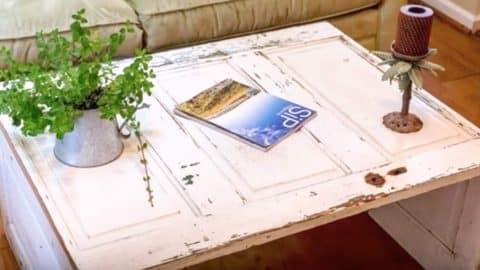 Old Door Coffee Table, one worth pinning for later and a project that looks pricier than it really is