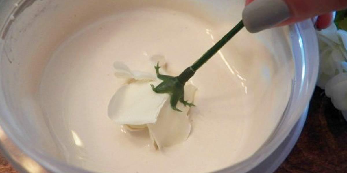 DIY Plaster of Paris Flowers