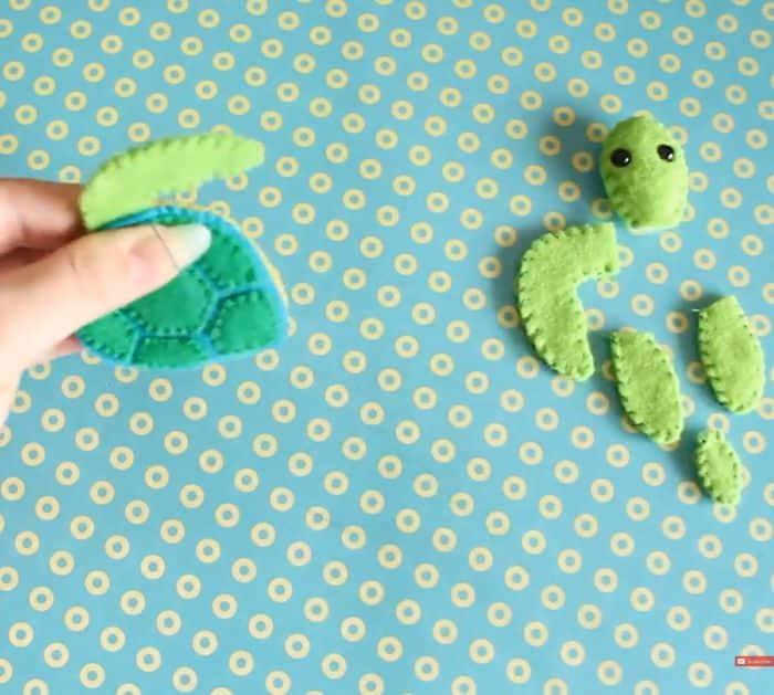 Sea Turtle Felt Plush DIY Tutorial Craft