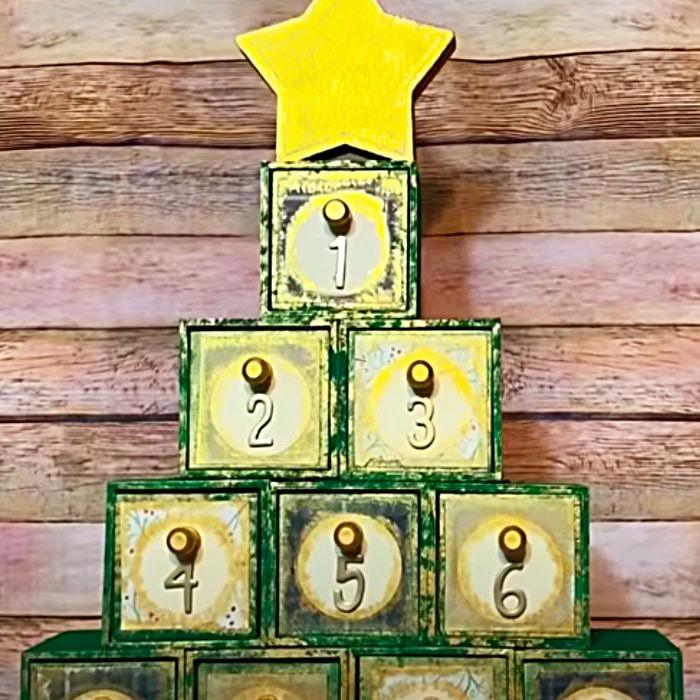 DIY Dollar Tree Advent Calendar - How To Make An Advent Calendar - DIY Holiday Ideas
