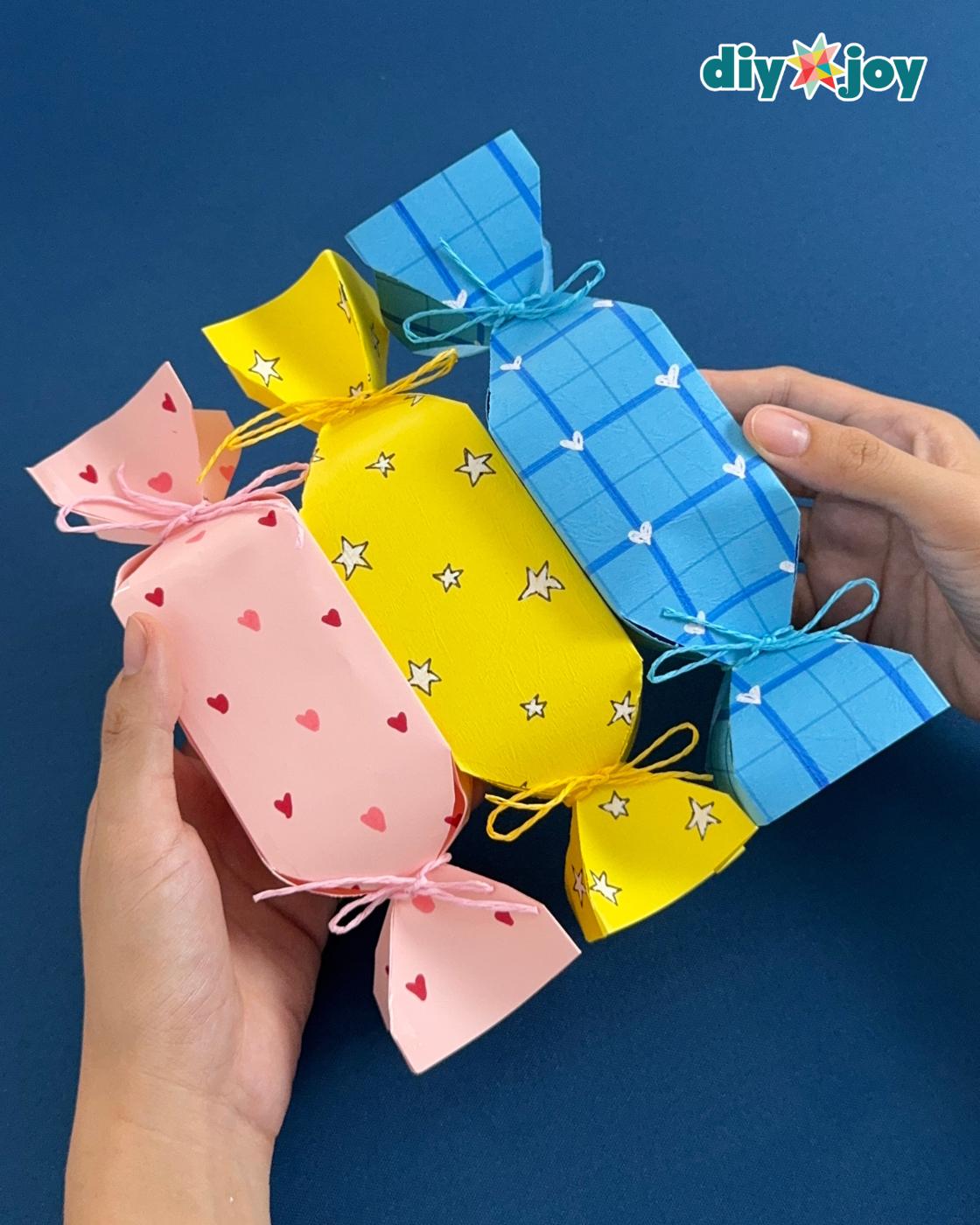 Paper Candy Package — cute diy paper candy package for gifts