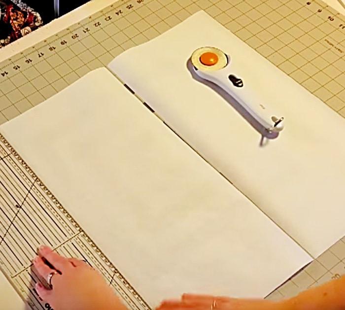 Make DIY Printed Fabric using freezer paper