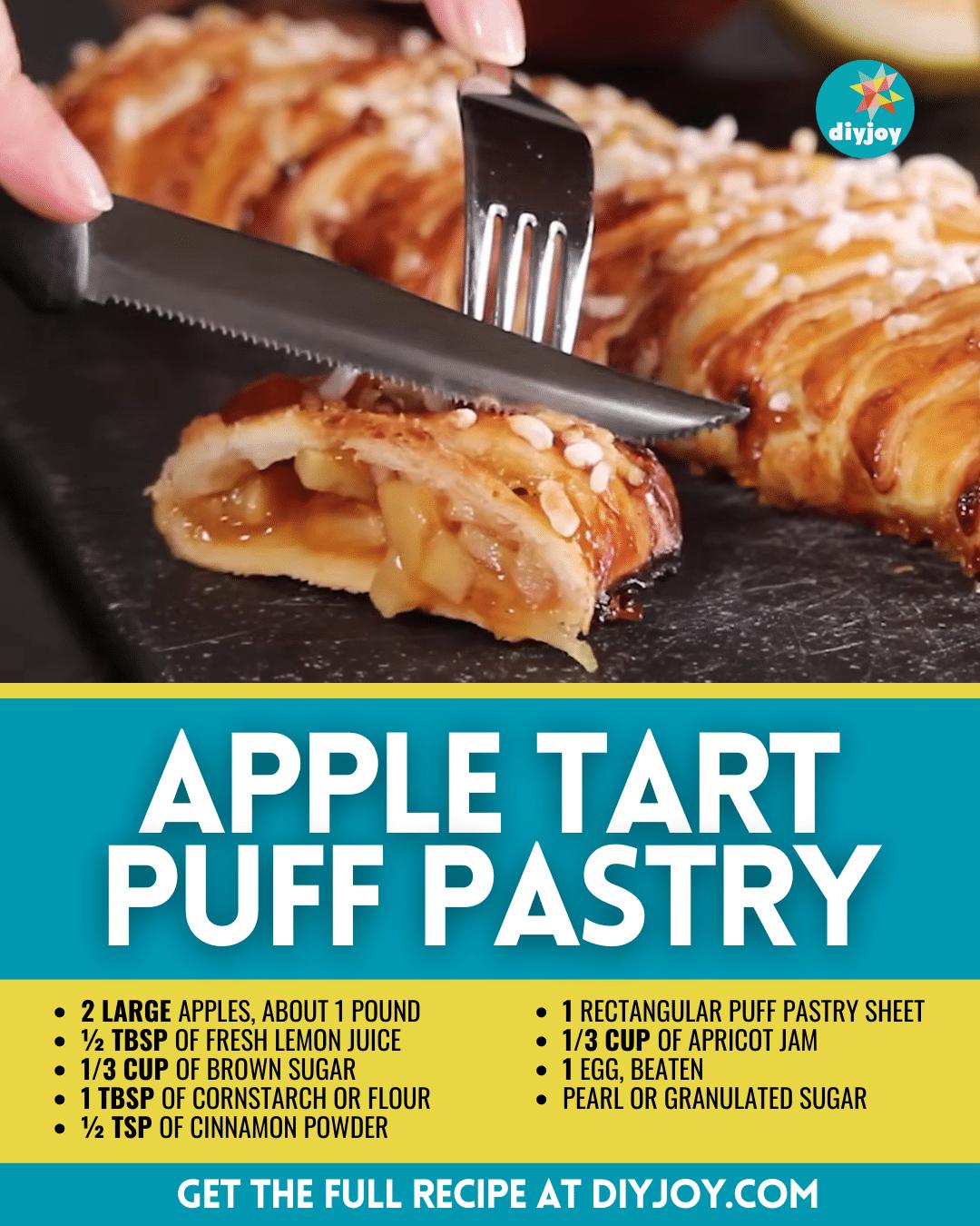 Easy Apple Tart Puff Pastry Recipe