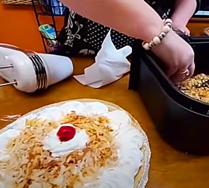 Toast Shredded Coconut In An Air Fryer For Millionaire Pie