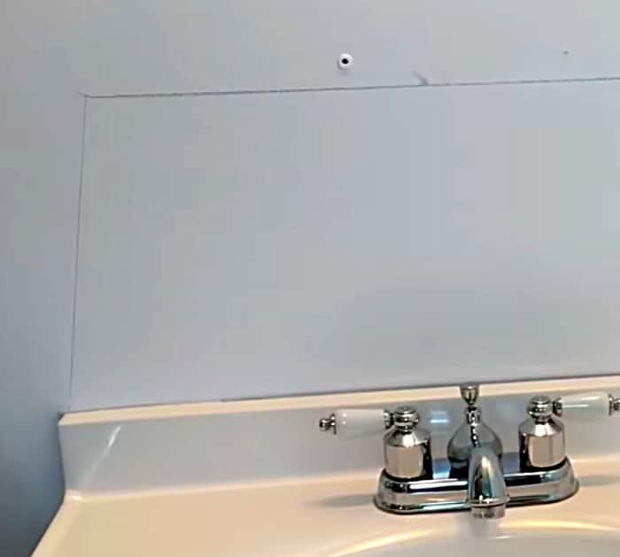 Make a gem backsplash with Dollar Store Gemstones