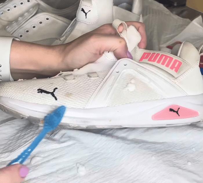 Materials for White Shoes Cleaning Hack