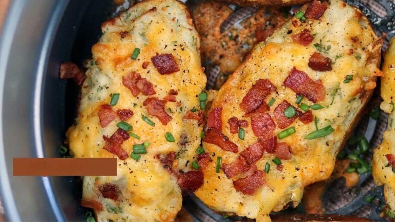 Air Fryer Twice Baked Potatoes