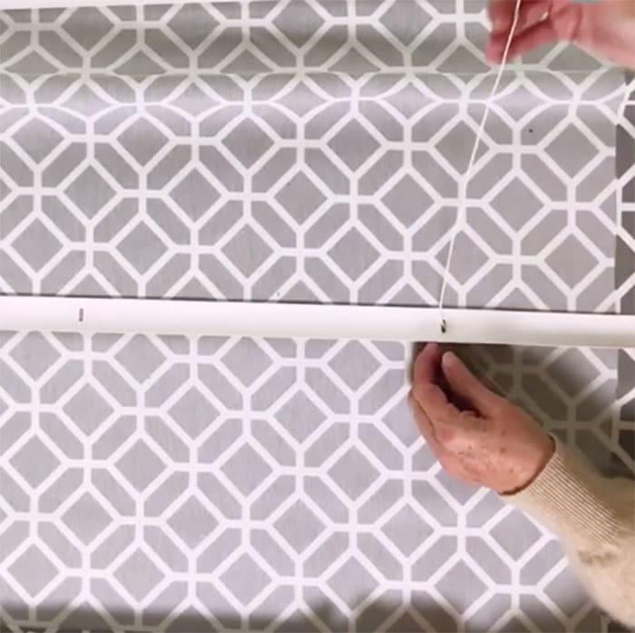 $12 diy roman shade made from a mini blind step by step — steps to make a homemade window shade