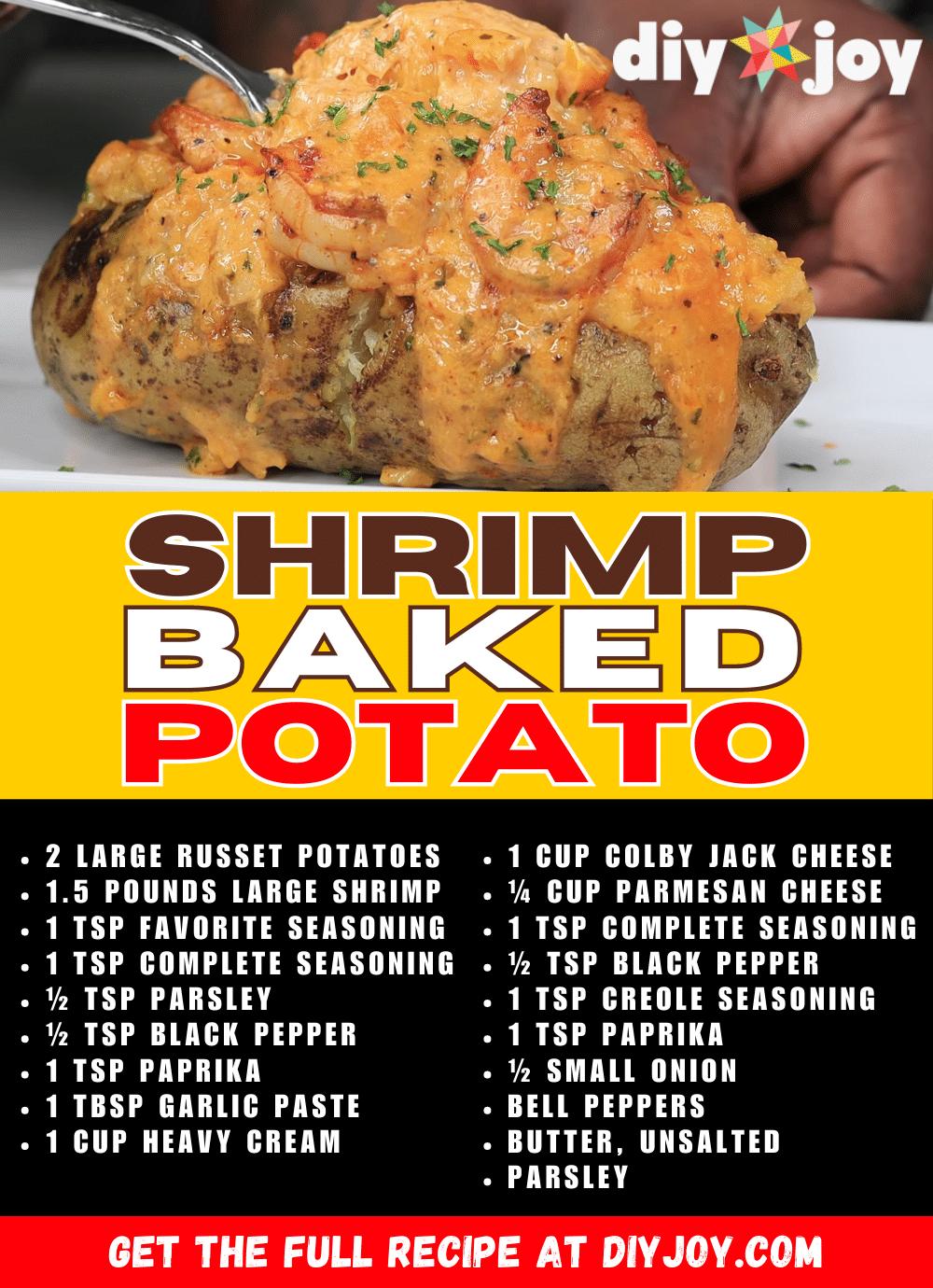 Loaded Shrimp Baked Potato