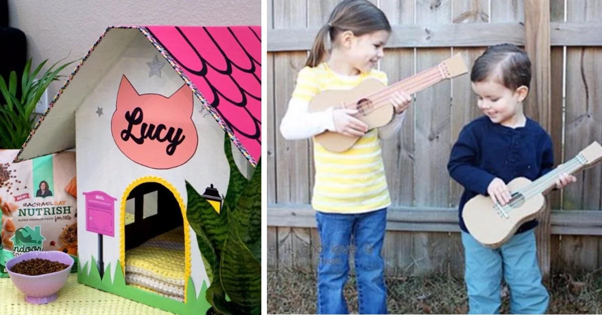 19 Creative Things to Make With Cardboard Boxes