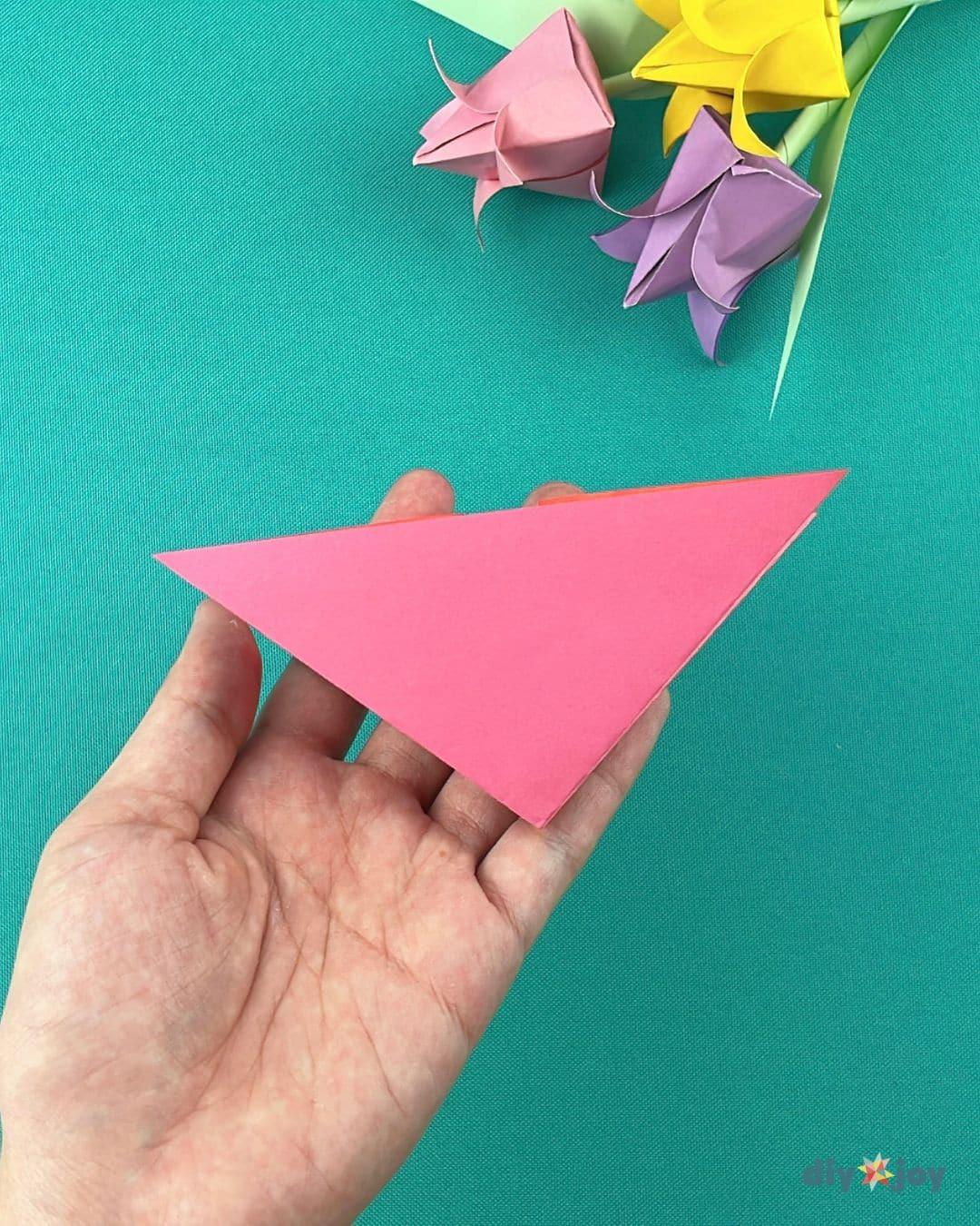 Paper Tulips — easy paper crafts