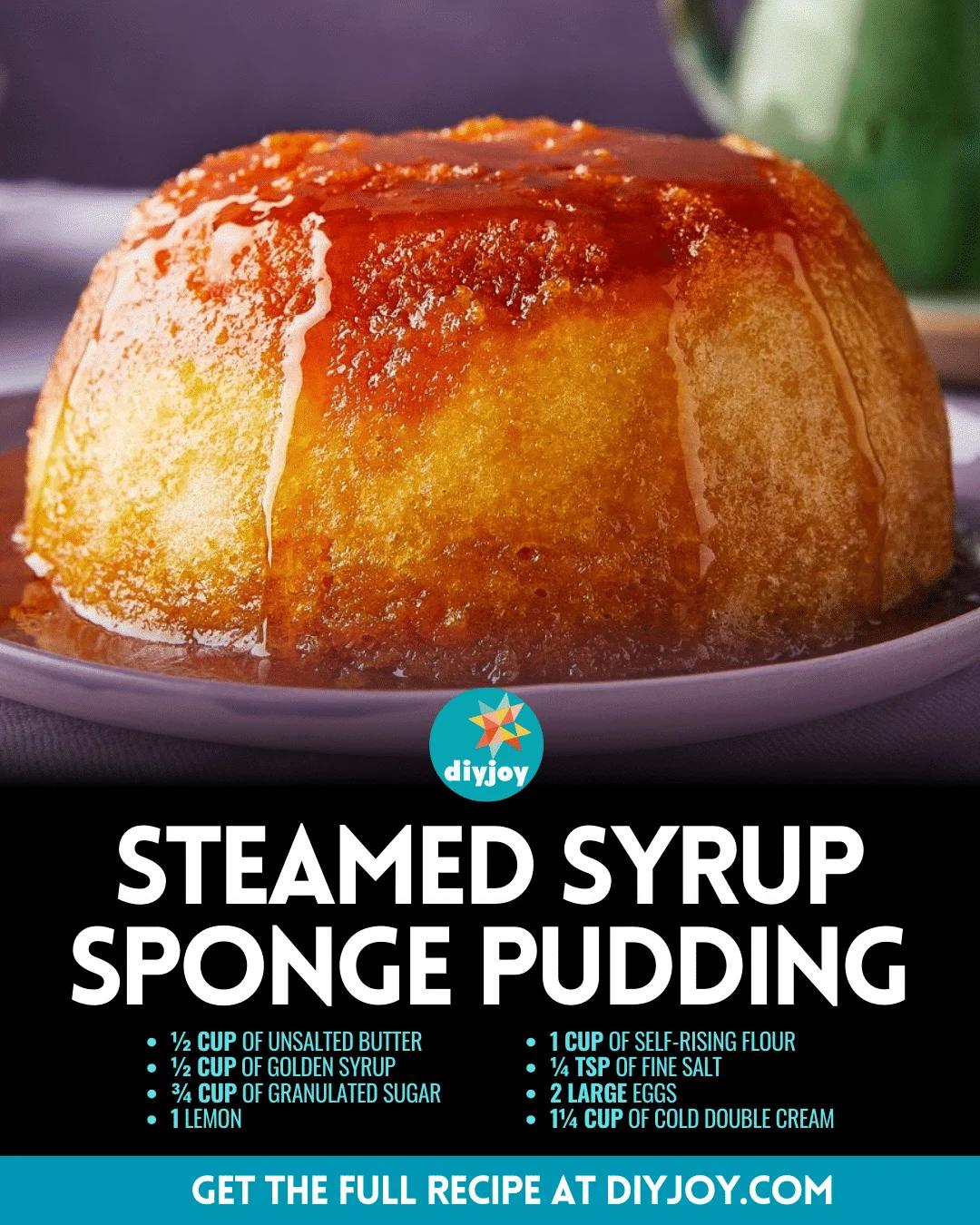 Easy Steamed Syrup Sponge Pudding Recipe
