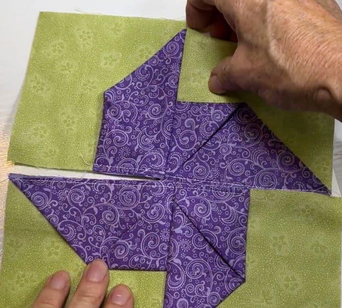 How to Make 3D Dimensional Pinwheel Quilt Block