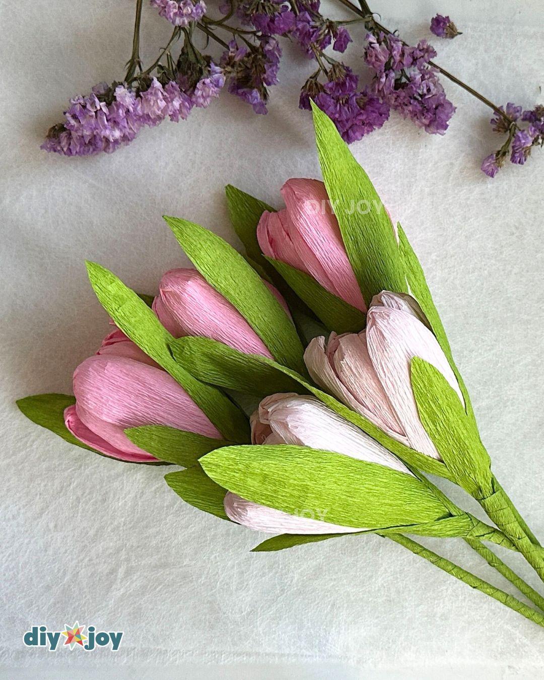 Paper Tulips Chocolate — crepe paper tulips tutorial