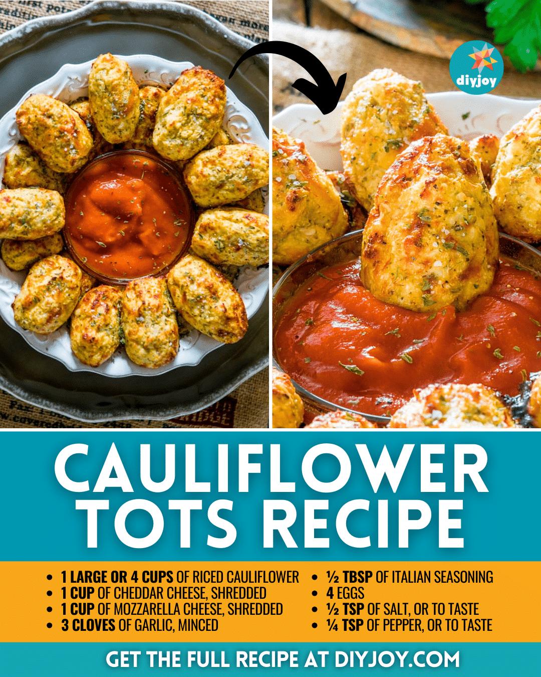 Easy Cauliflower Tots Recipe