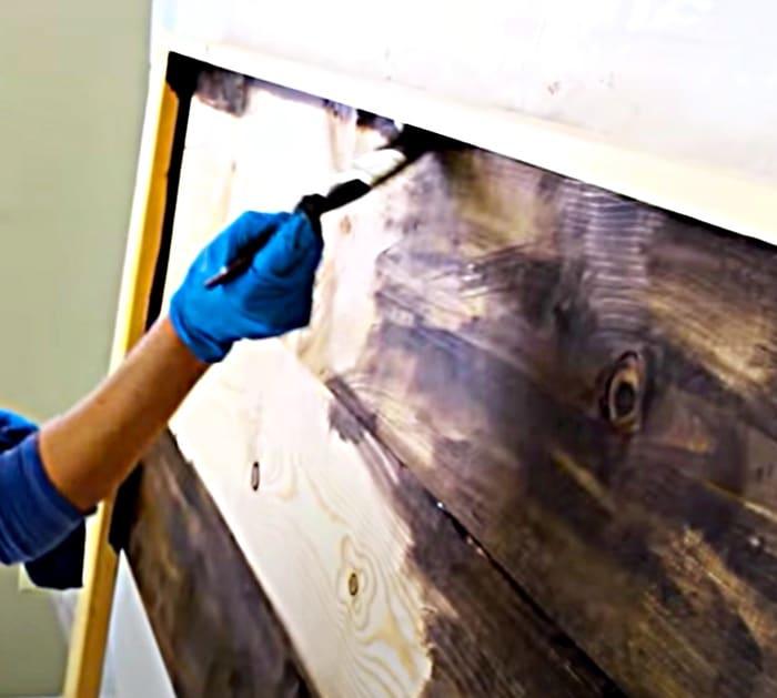 Farmhouse style headboard handmade for $20.00