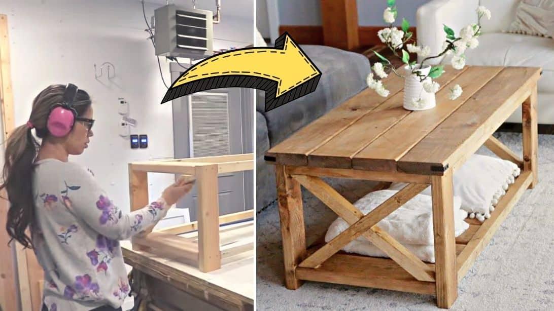 Easy To Build $40 Coffee Table Tutorial