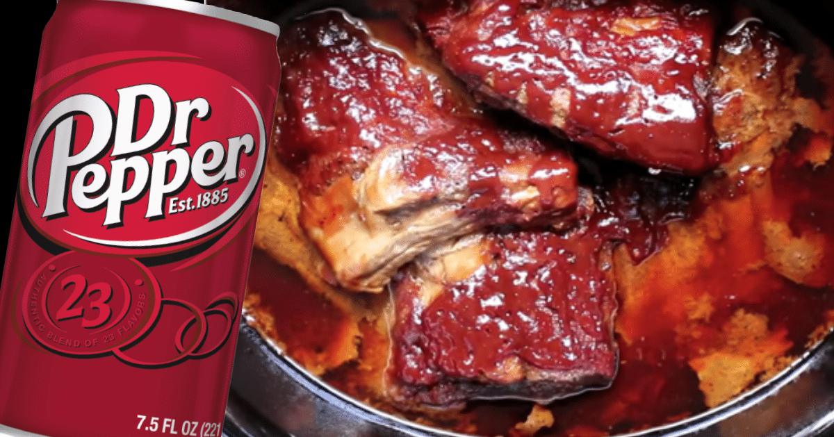 Dr. Pepper Crockpot Ribs