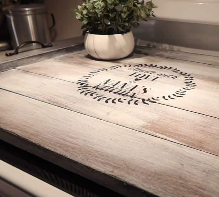 Easy DIY Stove Top Cover Noodle Board Tutorial