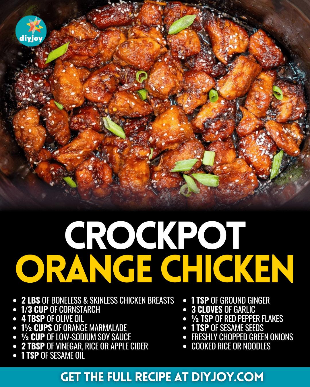 Easy Crockpot Orange Chicken Recipe