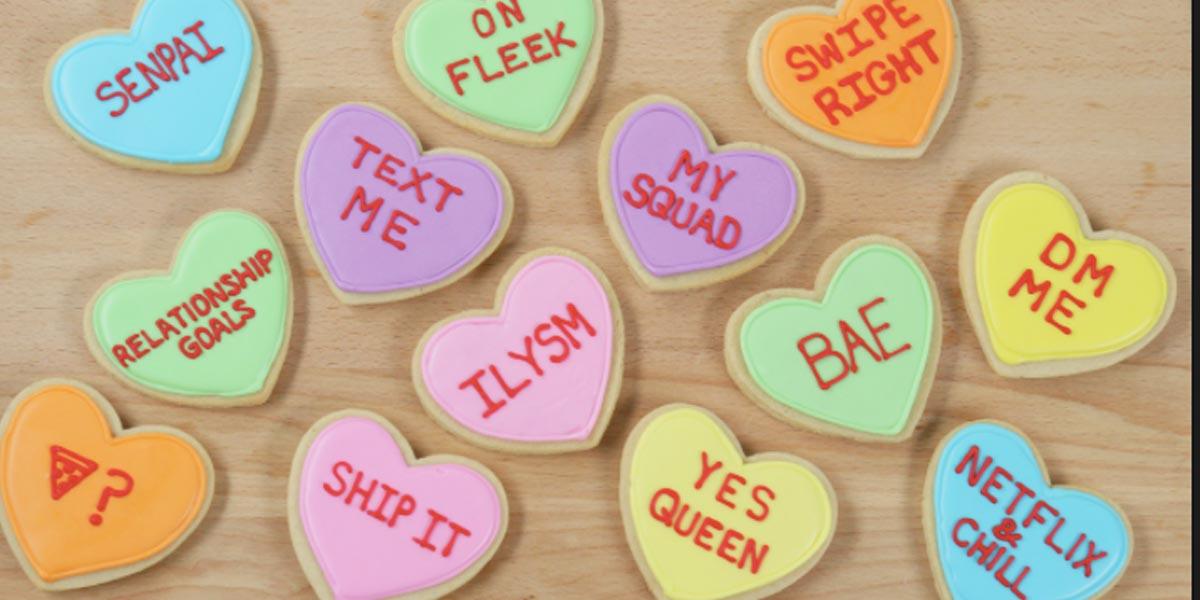 Conversation Valentine’s Heart Cookies Recipe