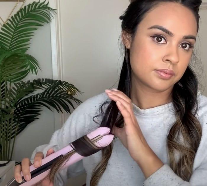 Flip Hair For Flat Iron Curls - Hair Hacks