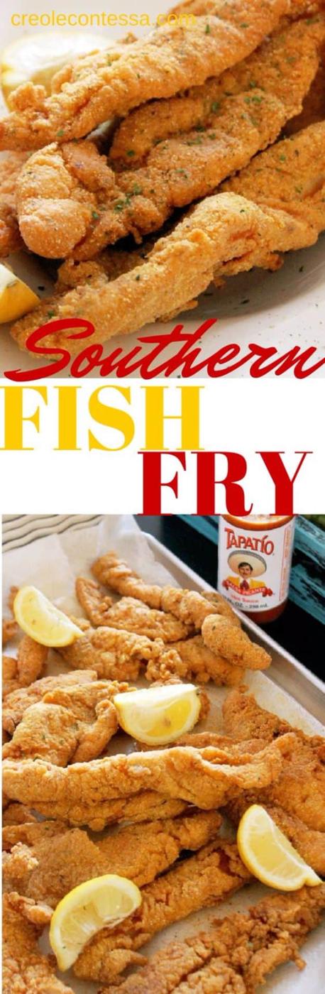 Best Country Cooking Recipes - Southern Fish Fry - Easy Recipes for Country Food Like Chicken Fried Steak, Fried Green Tomatoes, Southern Gravy, Breads and Biscuits, Casseroles and