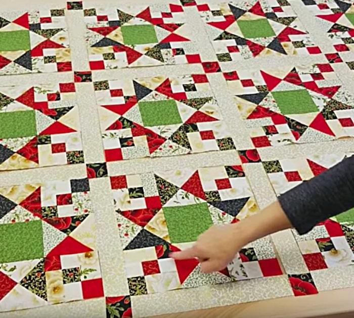 Make a fat quarter galaxy quilt