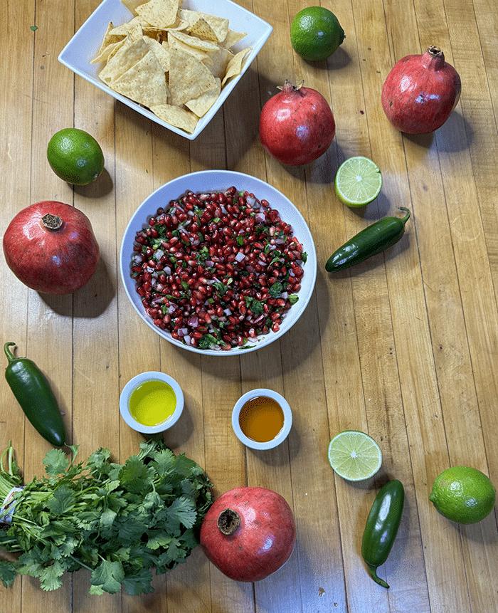 Pomegranate Salsa — salsa recipe made with pomegranate