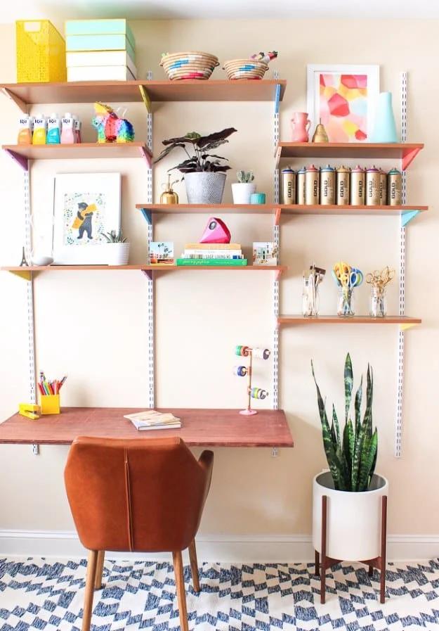 DIY Mounted Wall Desk, a smarter workspace upgrade, and a look that gets noticed the moment guests walk in