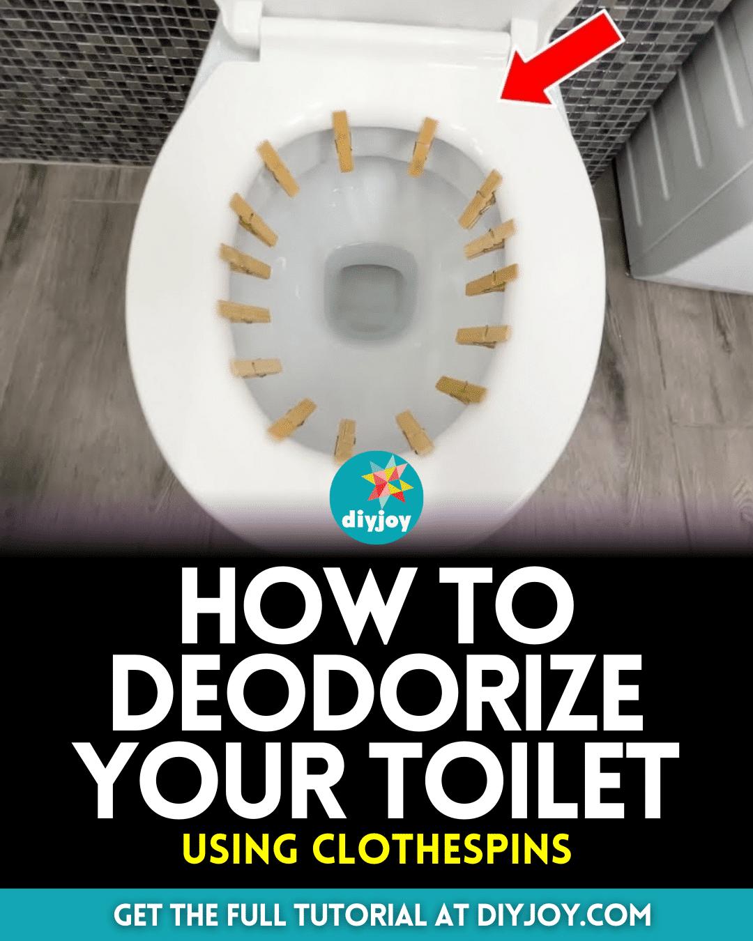 How to Deodorize Your Toilet Using Clothespins