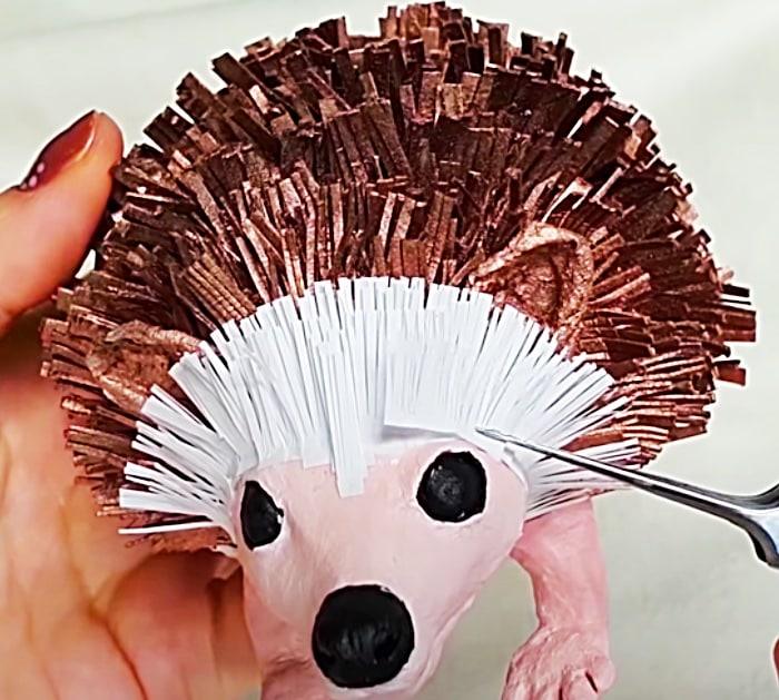 Hedgehog Animal Design - Design Paper Animals - Cutest Easy DIY Hedgehog