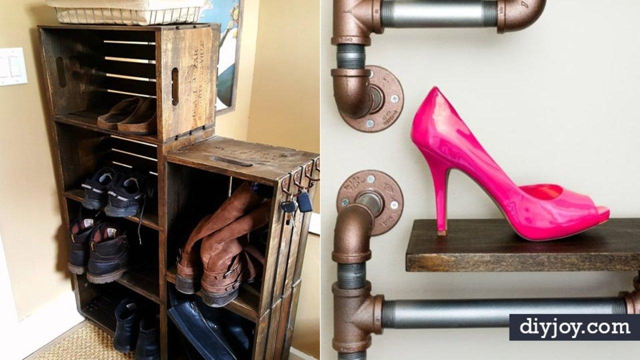 34 DIY Shoe Racks