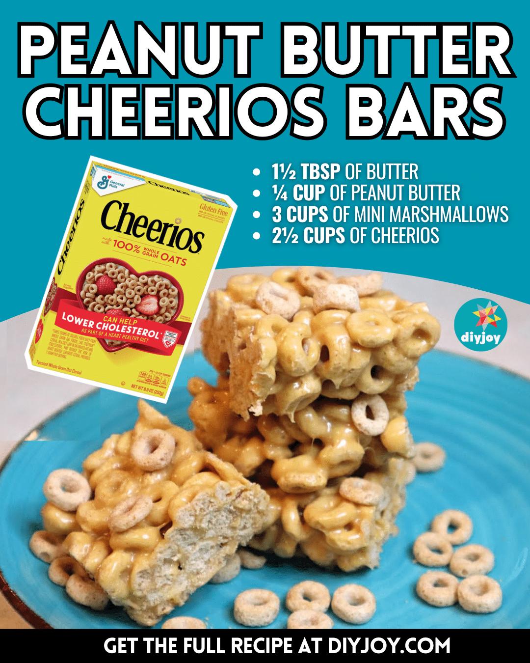 Easy Peanut Butter Cheerios Bars Recipe