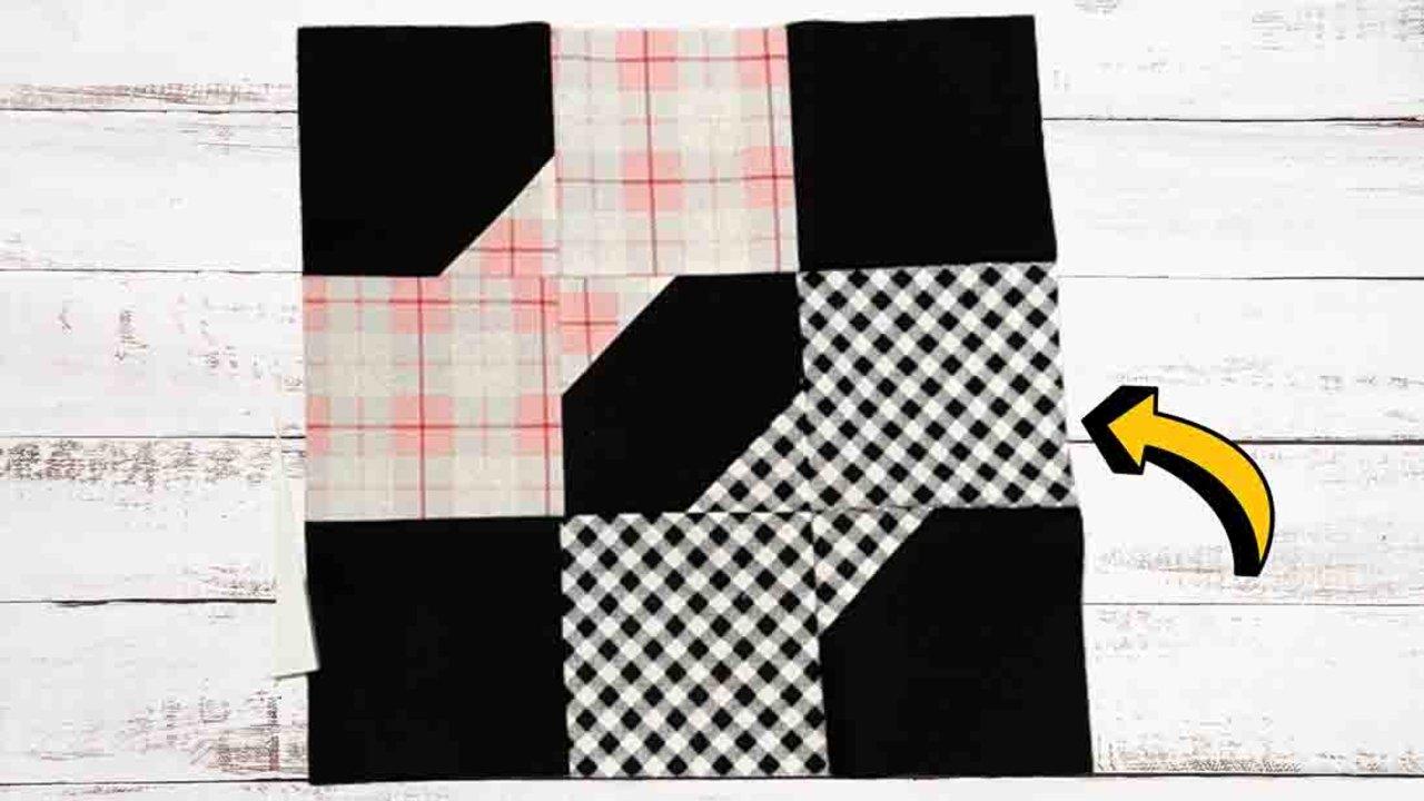Double Neck Tie Quilt Block Tutorial