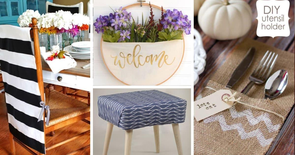 41 No Sew Home Decor Ideas