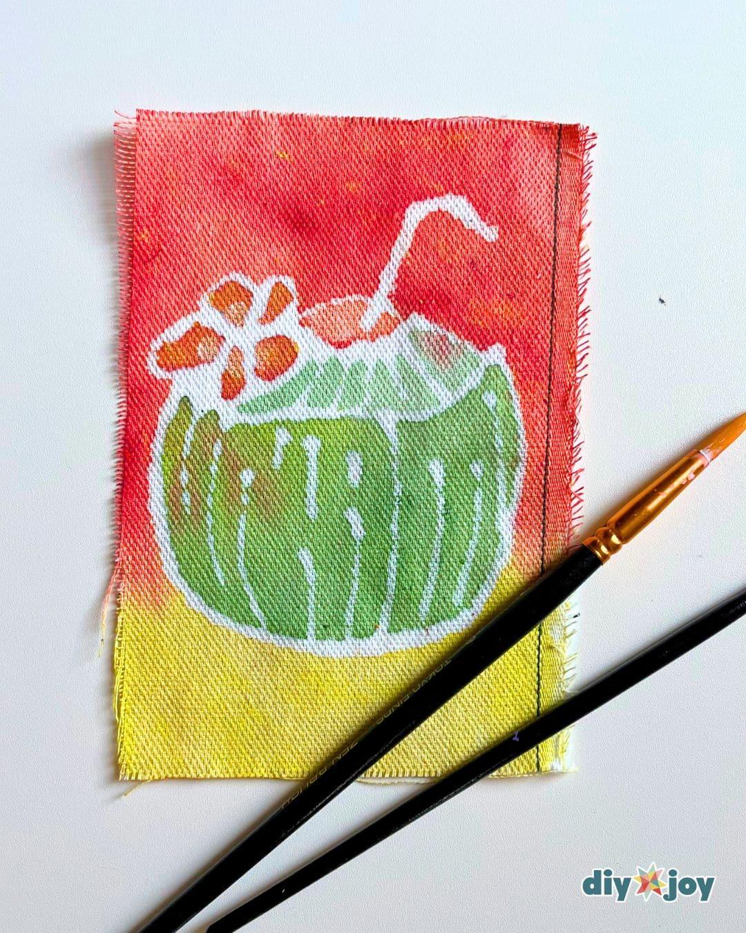 Batik Fabric Painting Acrylic And Glue — batik art