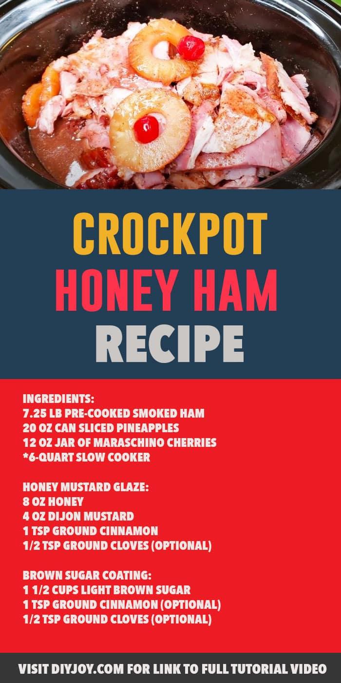 Easy Crockpot Ham Recipe - Quick Thanksgiving Dinner Ideas