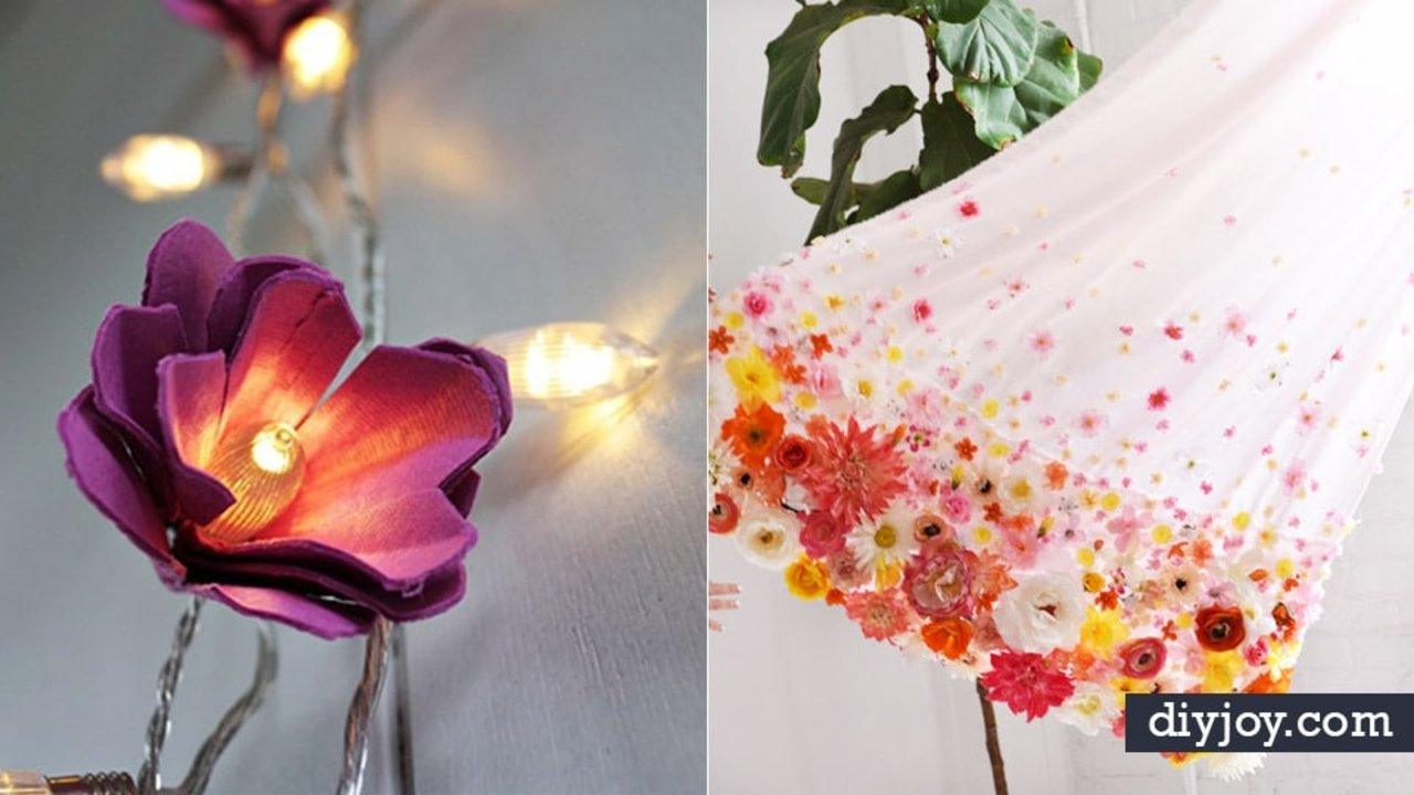22 DIY Faux Flower Crafts That Never Wilt