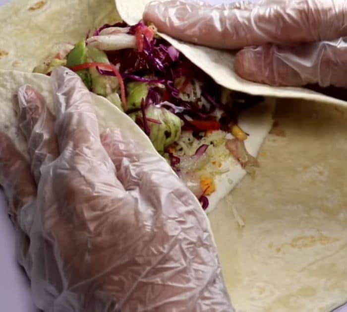 Ground Beef and Cheese Wrap tutorial
