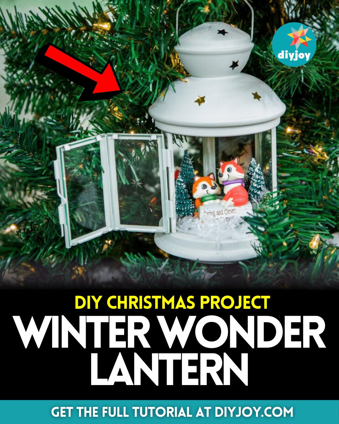 Easy DIY Winter Wonder Lantern