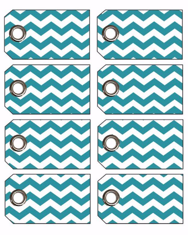 Chevron Gift Tags With Eyelets, compact enough to mail without a bulky box and a find that earns a spot on the mantel