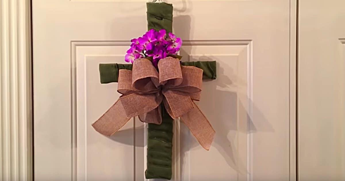 Dollar Tree Cooling Rack Easter Cross