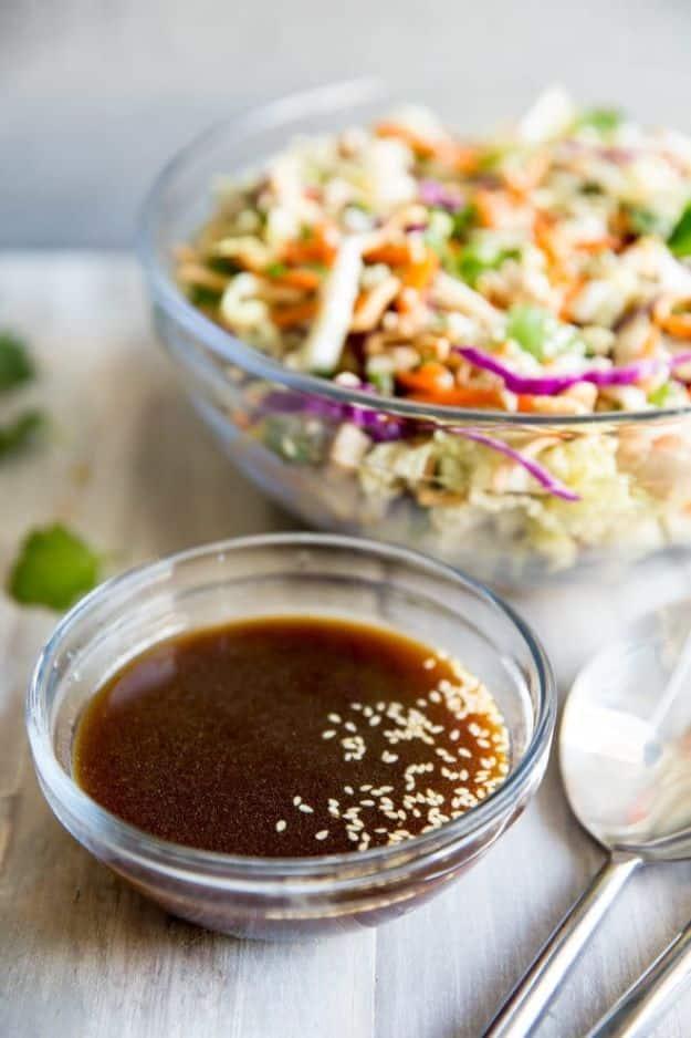 Salad Dressing Recipes - Asian Salad Dressing - Healthy, Low Calorie and Easy Recipes for Creamy Homeade Dressings - How To Make Vinaigrette, Mango, Greek, Paleo, Balsamic, Ranch,