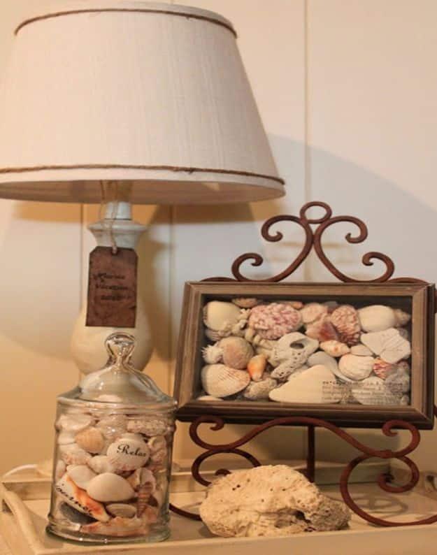 Displaying Vacation Shells, quick enough to finish before nap time and a project worth saving for a free weekend
