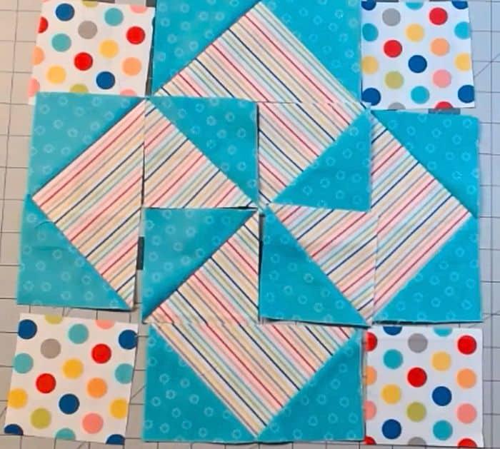 How to Make a Diamond Pinwheel Quilt Block