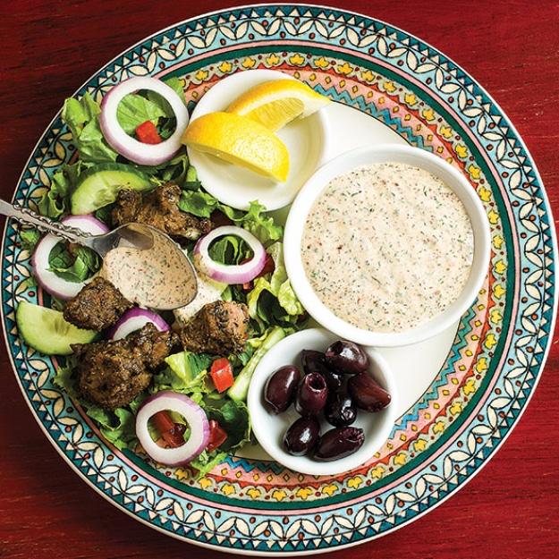 Healthy Lunch Ideas for Work - Deconstructed Gyro Salad - Quick and Easy Recipes You Can Pack for Lunches at the Office - Lowfat and Simple Ideas for Eating on the Job - Microwave,